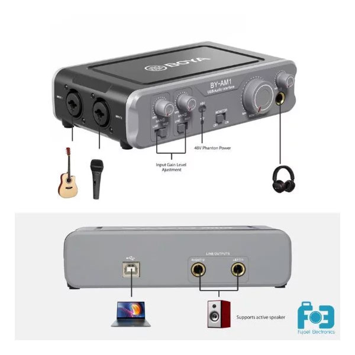 Boya BYAM1 DualChannel Audio Mixer price in Bangladesh